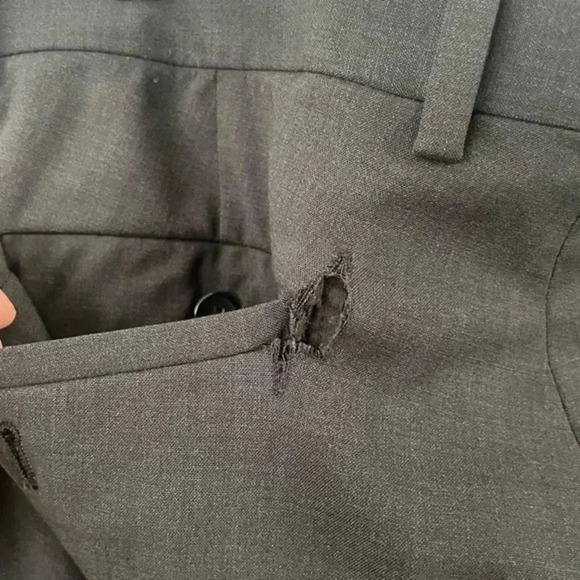 Theory mens wool blend dress pants marlo new tailor 34 - Picture 7 of 13